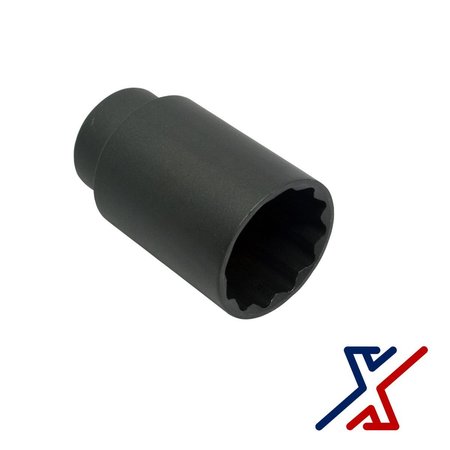 X1 TOOLS 30 mm. x 1/2 Drive, 12 Point Deep Impact Socket, Spindle Axle Nut 1 Socket by X1 Tools X1E-HAN-SOC-DEE-1230x1